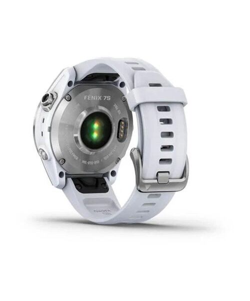 Garmin Fenix 7S Silver Whitestone Band