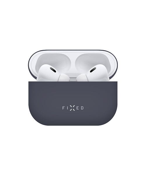 FIXED Silky Ultratenké silikonové pouzdro pro Apple AirPods Pro 2 Blue