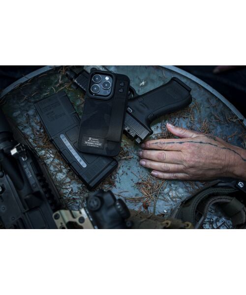 Tactical Camo Troop Drag Strap Kryt pro Apple iPhone 7/8/SE2020/SE2022 Black