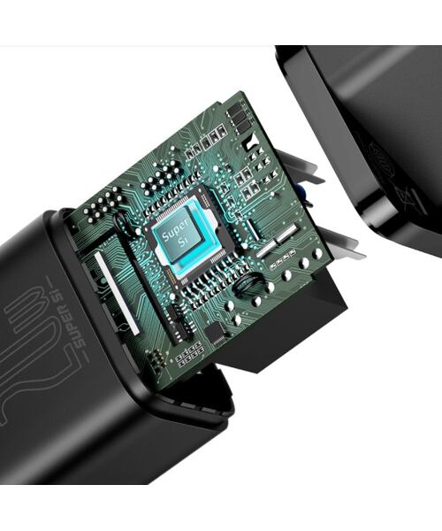 Baseus CCSUP-B01 Super Si Quick Nabíječka USB-C 20W Black
