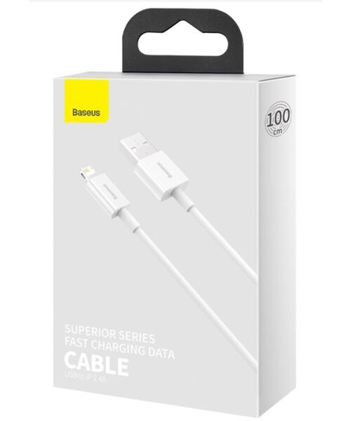 Baseus CALYS-A02 Superior Fast Charging Kabel Lightning 2.4A 1m White