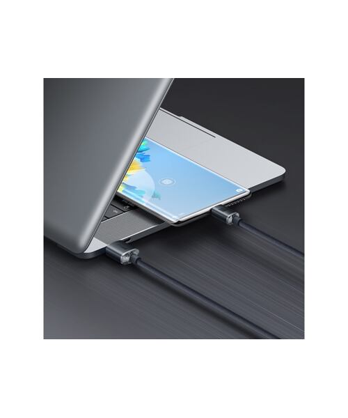 Baseus CAJY000401 Crystal Shine Series Datový Kabel USB - USB-C 100W 1,2m Black
