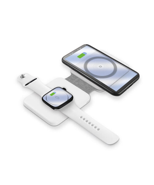 Bezdrátová stanice Aligator Magsafe 2v1, bílá