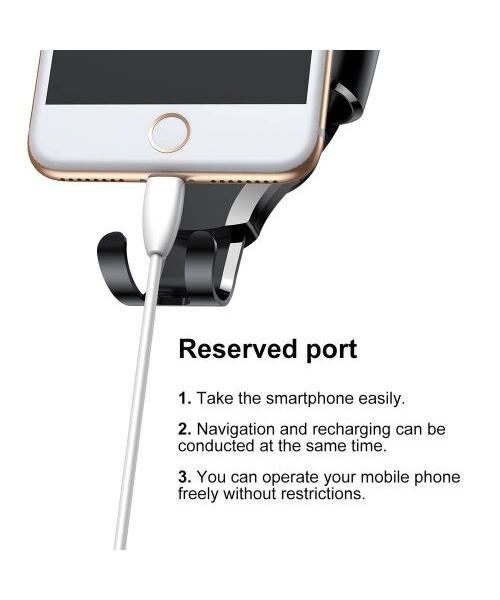 Baseus SUYL-XP0S Osculum Gravity Držák do Auta Black/Silver