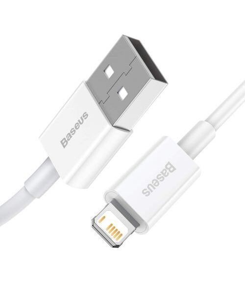 Baseus CALYS-A02 Superior Fast Charging Kabel Lightning 2.4A 1m White
