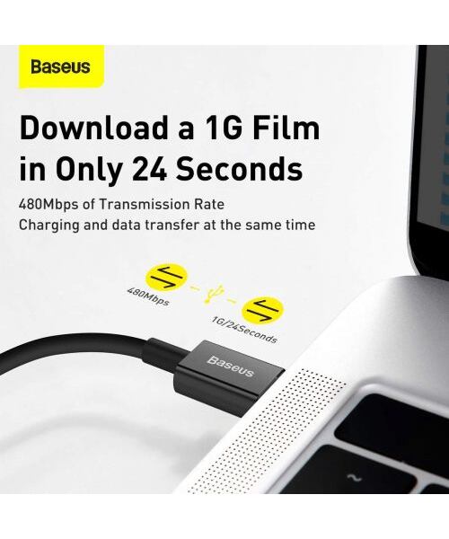 Baseus CATLYS-A01 Superior Fast Charging Datový Kabel USB-C to Lightning  20W 1m Black