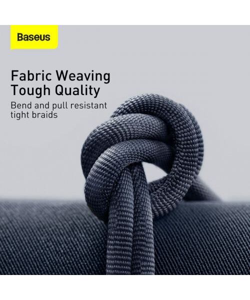 Baseus CAJY000401 Crystal Shine Series Datový Kabel USB - USB-C 100W 1,2m Black