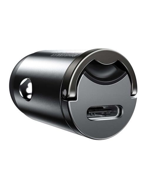 Baseus VCHX-B0G Tiny Star Quick Charge Nabíječka do Auta USB-C 30W Gray