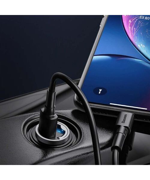 Baseus VCHX-B0G Tiny Star Quick Charge Nabíječka do Auta USB-C 30W Gray