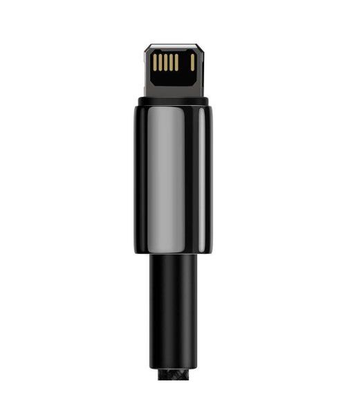 Baseus CALWJ-01 Tungsten Gold Kabel Lightning 2.4A 1m Black