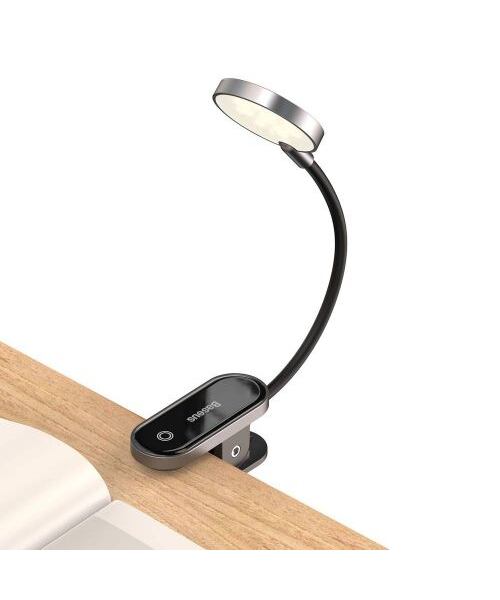 Baseus LED světlo na čtení s klipem 3W teplá bílá (4000K)
