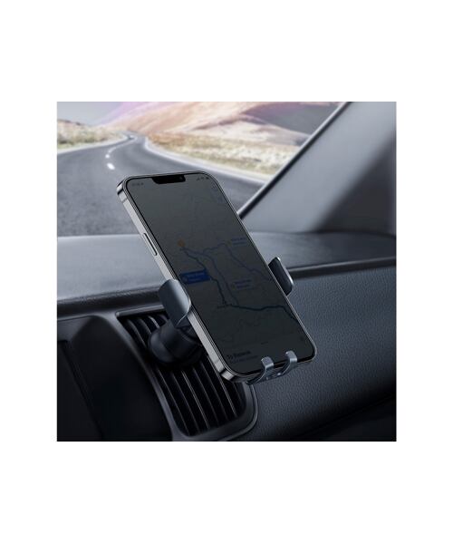 Baseus Univerzální držák do auta Metal Age 2 Gravity s upevněním do ventilační mřížky šedý