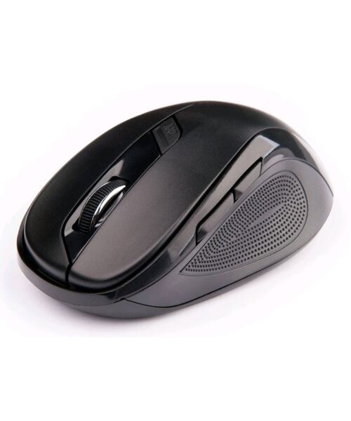 C-TECH Myš WLM-02/Ergonomická/Optická/Pro praváky/1 600 DPI/Bezdrátová USB/Černá