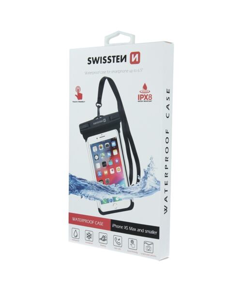 VODOTĚSNÉ POUZDRO SWISSTEN WATERPROOF ČERNÉ