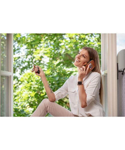 Kožené pouzdro typu kniha FIXED ProFit pro Samsung Galaxy A54 5G, hnědé