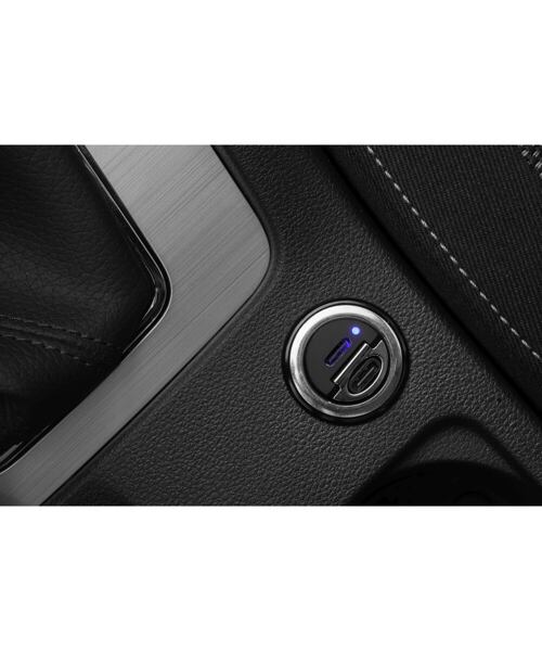 Autonabíječka FIXED s 2xUSB-C výstupem v miniaturním provedení, podpora PD, 30W, černá