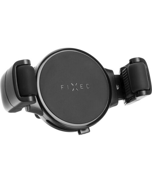 Univerzální držák FIXED Roll 2  Vent s uchycením do mřížky ventilace, černý