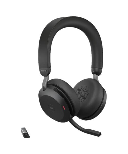 Jabra Evolve2 75/Stereo/ANC/USB/BT/Bezdrát/MS/Černá