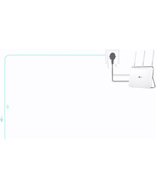 TP-Link TL-PA7017P KIT AV1000 Gb průchozí Powerline sada (2ks)