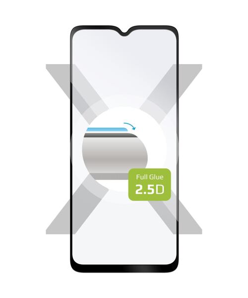 FIXED Full Cover 2,5D Tempered Glass for Samsung Galaxy A03, black