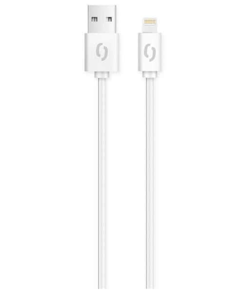 Datový kabel ALIGATOR 2A iPhone lightning 2m, bílý
