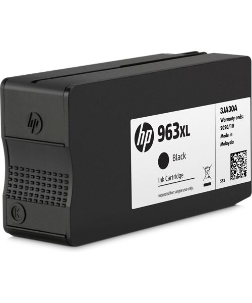 HP 963XL Černá originální inkoustová kazeta s vysokou výtěžností