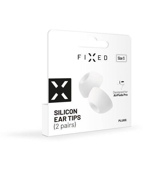 Silikonové špunty FIXED Plugs pro Apple Airpods Pro/Pro 2, 2 sady, velikost M