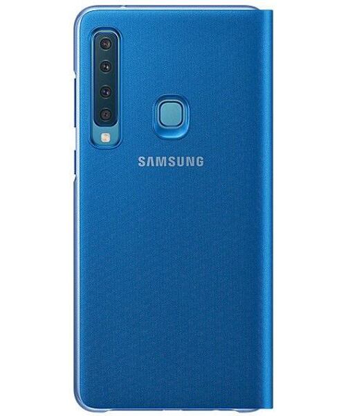 Zánovní Samsung EF-WA920PLE Wallet Case Blue pro Galaxy A9 2018 (EU Blister)