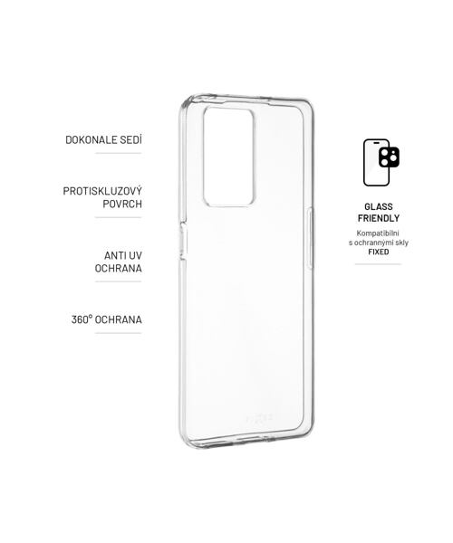 TPU gelový kryt FIXED Story pro Realme GT Neo 3, čirý