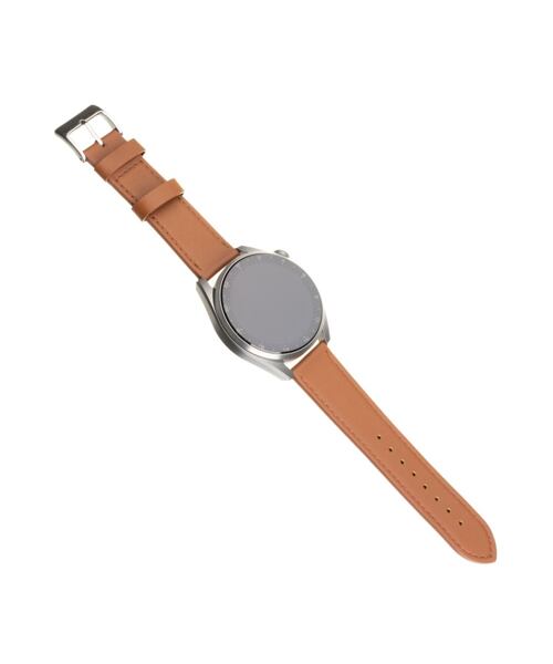 Kožený řemínek FIXED Leather Strap s Quick Release 20mm pro smartwatch, hnědý