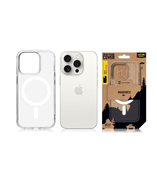Tactical MagForce Kryt pro Apple iPhone 15 Pro Transparent
