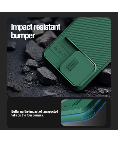 Nillkin CamShield PRO Zadní Kryt pro Apple iPhone 15 Pro Max Black