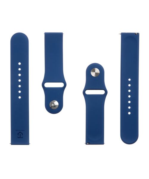 Tactical 614 Silikonový Řemínek 22mm Dark Blue