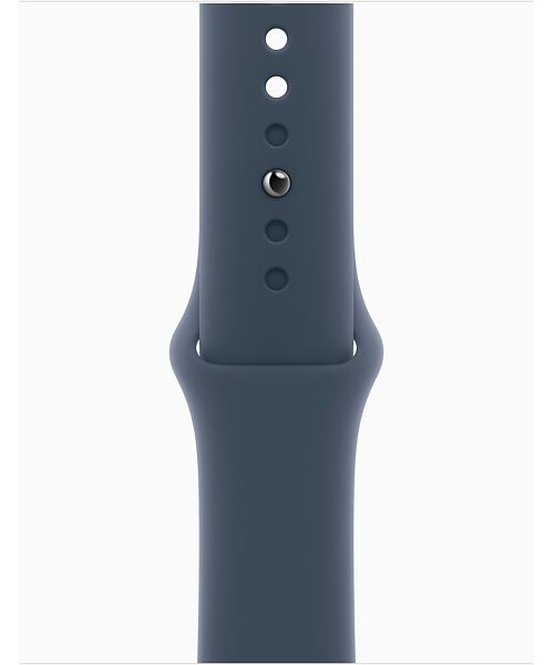 Apple Watch Series 9 GPS+Cellular 41mm S/M Silver Aluminium Case with Sport Band Storm Blue