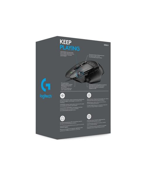 Logitech G502 X herní myš černá