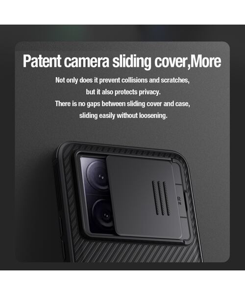 Nillkin CamShield PRO Zadní Kryt pro Xiaomi 13T/13T Pro Black