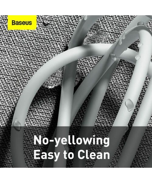 Baseus Lightning Simple Wisdom cable (2pcs/set) 2.4A 1.5m White (TZCALZJ-02)