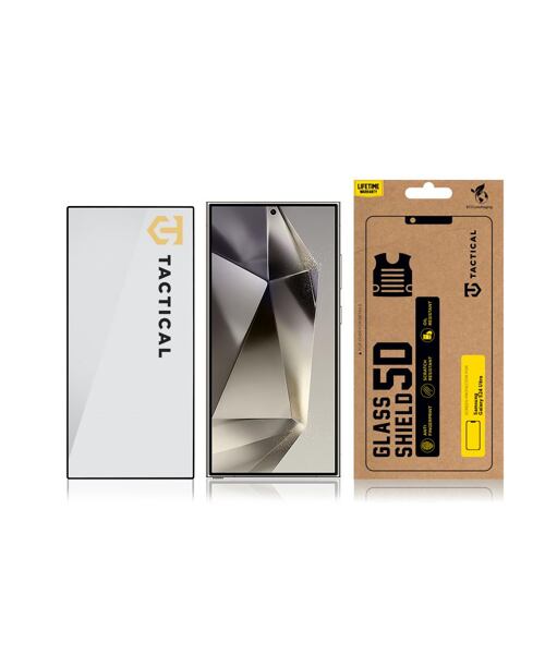 Tactical Glass Shield 5D sklo pro Samsung Galaxy S24 Ultra Black