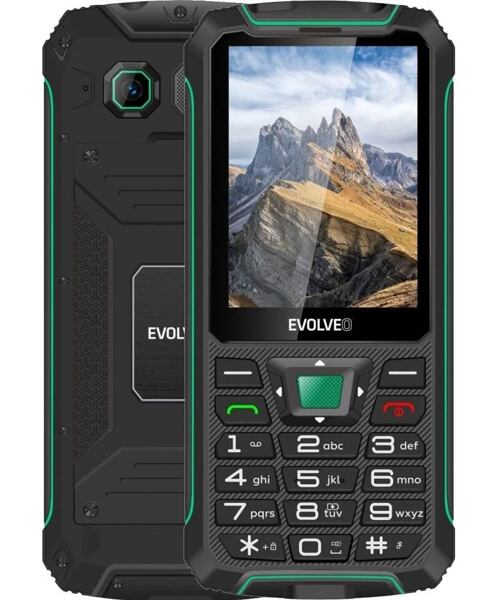 EVOLVEO StrongPhone W4 Black Green