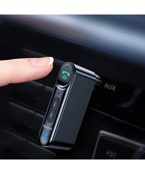 Baseus bluetoooth audio adaptér Qiyin černý