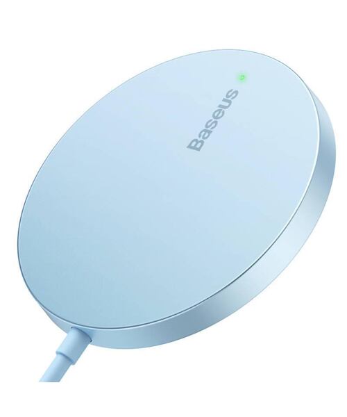 Baseus bezdrátová nabíječka do sítě Simple Mini3 15W USB-C modrá