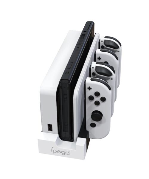 iPega 9186 Charger Dock pro N-Switch a Joy-con White/Black