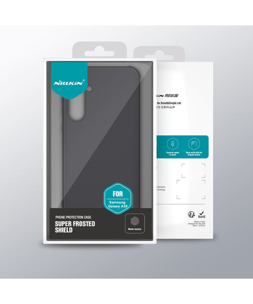 Nillkin Super Frosted PRO Zadní Kryt pro Samsung Galaxy A55 5G Black