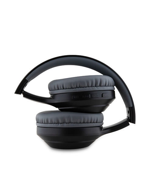 Guess Classic Silver Logo Bezdrátová Sluchátka Black