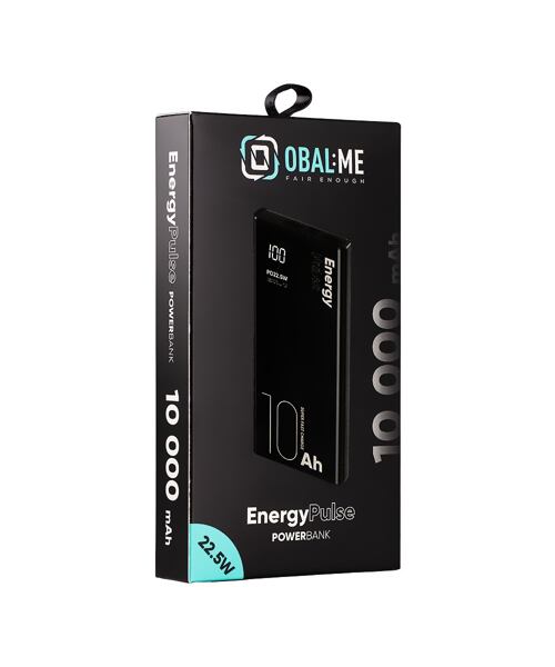 OBAL:ME EnergyPulse Powerbanka 10000mAh 22.5W Black