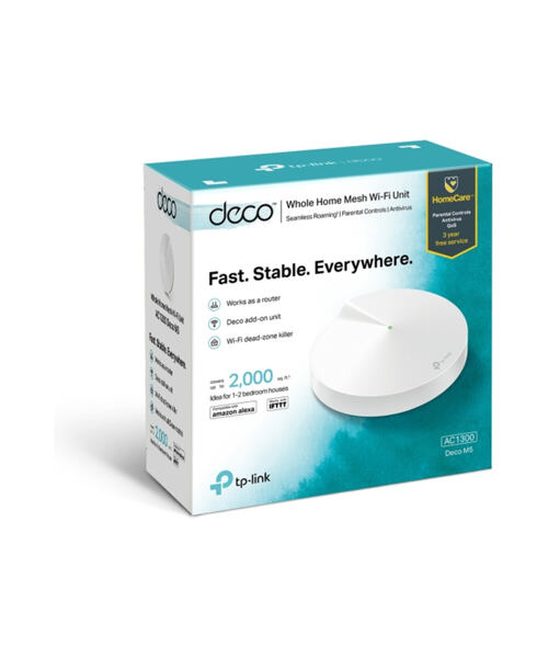 TP-Link AC1300 Whole-home WiFi System Deco M5(1-Pack), 2xGb
