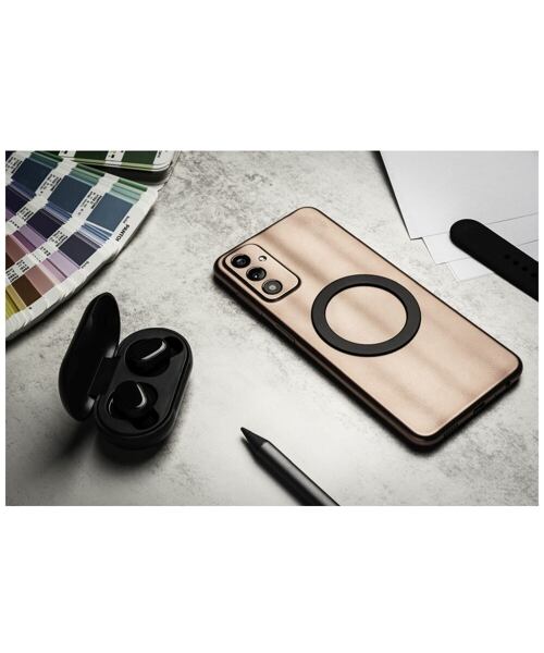 Magnetická nálepka na mobilní telefony pro použití technologie MagSafe FIXED MagPlate, černá