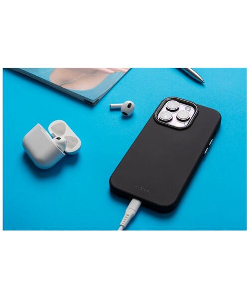 Zadní kryt FIXED MagFlow s podporou MagSafe pro Apple iPhone 15 Pro Max, černý