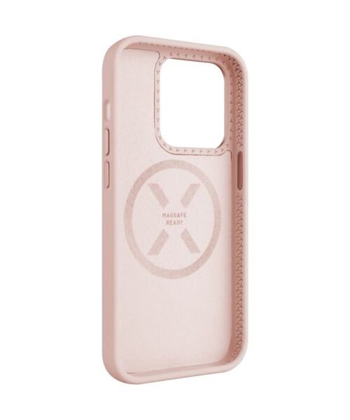 Zadní kryt FIXED MagFlow s podporou MagSafe pro Apple iPhone 15 Pro, růžový