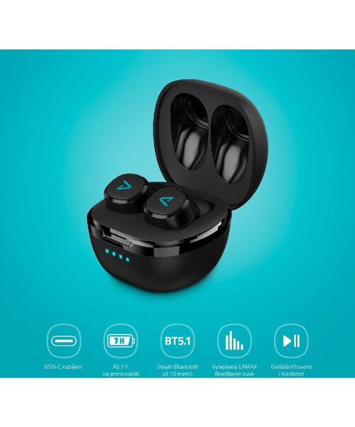LAMAX Dots2 Play - bezdrátová sluchátka
